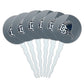 Dalton State College Secondary Logo Cupcake Picks Toppers Decoration Set of 6