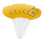 GRAPHICS & MORE Cupcake Picks Set of 6, Acrylic, University of Tennessee at Chattanooga, Model CUPCAKE.HEART.CLCUTC.Z007747