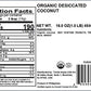 Yupik Organic Dried Desiccated Coconut, 1 lb, Non-GMO, Vegan, Gluten-Free (Pack of 2)