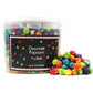 The Hampton Popcorn Company Rainbow Popcorn Bucket with Scoop, 20 Ounce, Fruitfetti Caramel Corn Tub
