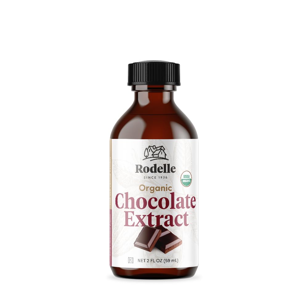 Rodelle Pure Chocolate Extract, 2 Fl Oz, Natural Flavoring, Chocolate