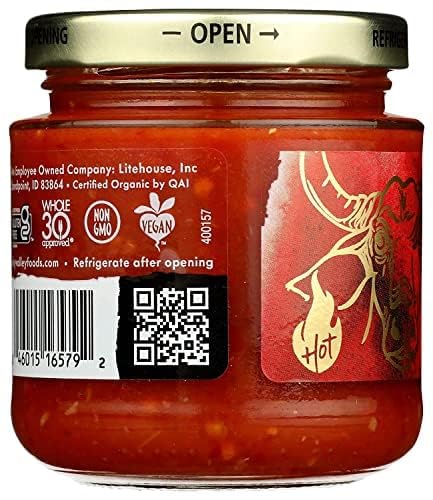 Sky Valley Sambal Oelek Chili Paste - Red Jalapenos & Garlic - 7 Oz, 2-Pack - Gluten Free, Vegan, USDA Organic, Non-GMO