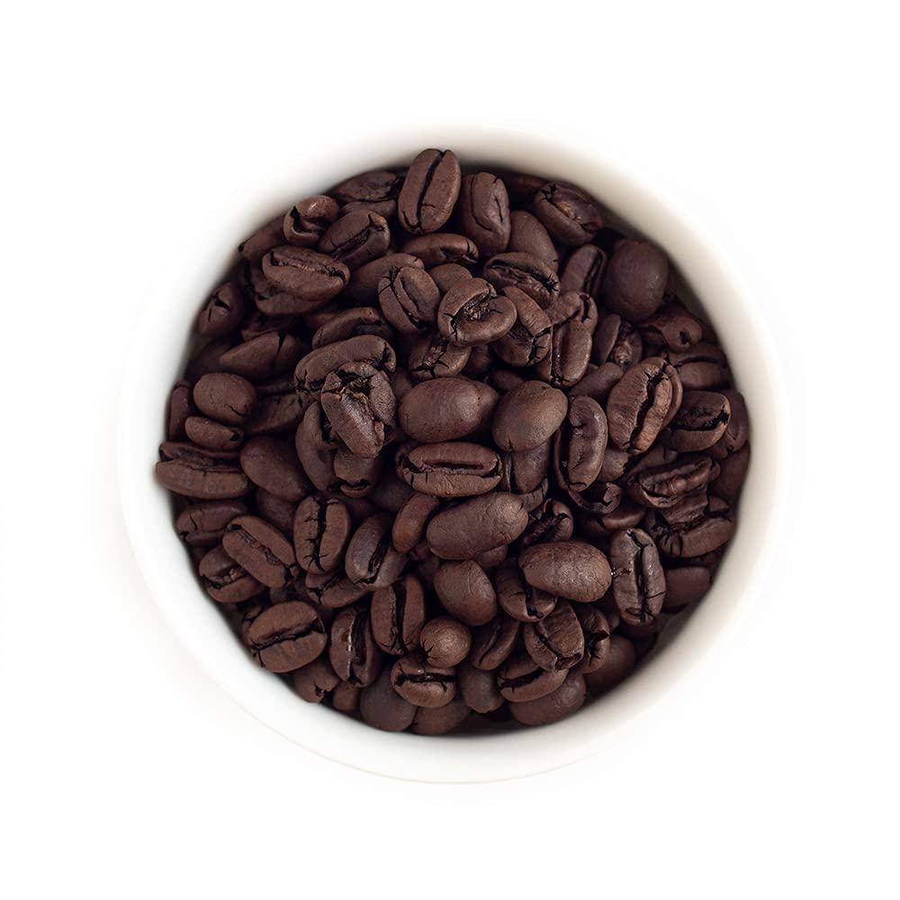 Fresh Roasted Coffee Organic Sumatra Decaf Whole Bean, 2 lb, Fair Trade, Medium Roast, Kosher, Coffee Color