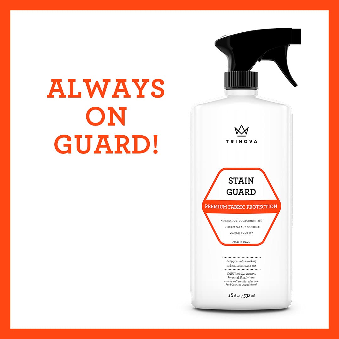 Trinova Non-Aerosol Stain Guard - Fabric Protection Spray For Upholstery, Carpet, Rugs And More To Protect From Liquid Stains (1