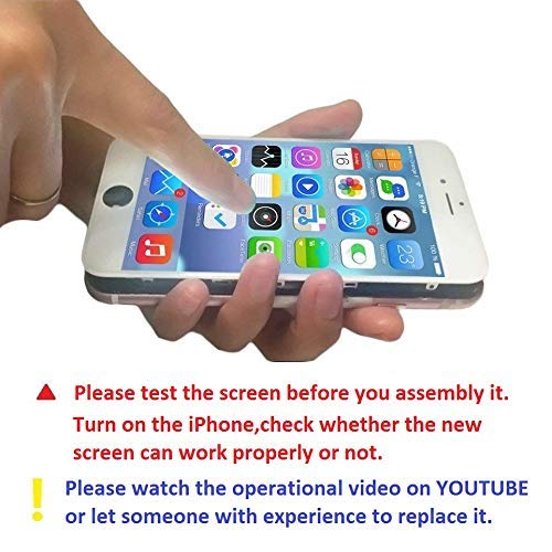 Brinonac For Iphone 6S Screen Replacement White Touch Display Lcd Digitizer Full Assembly With Complete Repair Tools And Screen