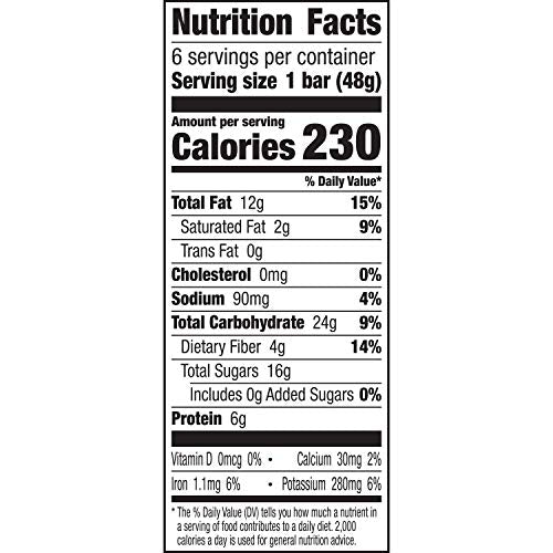 Larabar Peanut Butter Cookie, Fruit and Nut Bars, Gluten Free and Vegan, 10.2 oz, 6 Ct