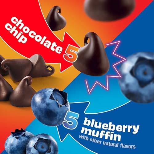 KIND Kids School Friendly Blueberry Muffin and Chocolate Chip Oat Bars Variety Pack  Tree Nut Free  Peanut Free  Gluten Free  Made With Whole Grain Oats  5g Protein  10 Count