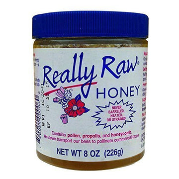 Really Raw Honey - Raw Honey, 8 Ounce -- 6 Per Case6