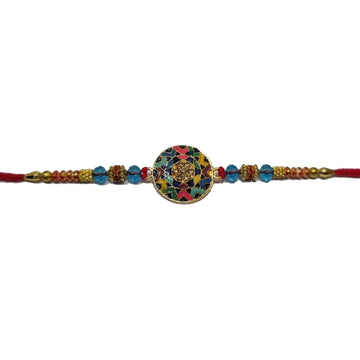 Nature Yard Blueberry Dry Fruit With Rakhi Gift For Brother - 250Gm + 1 Rakhi - Designer Multi Color Coin Rakhi Gifting Set