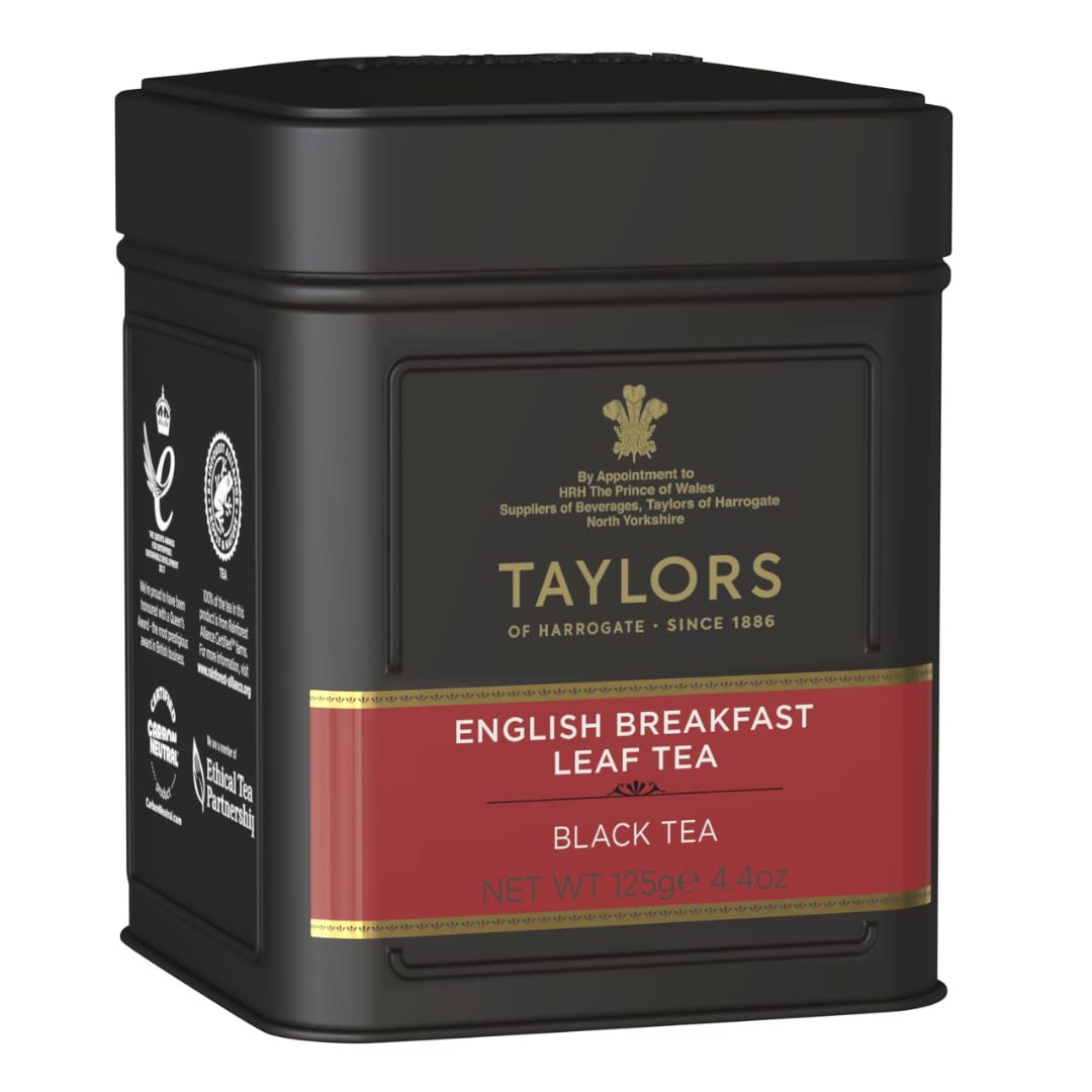 Taylors of Harrogate English Breakfast Tea, 4.41 Ounce, Black, Model 5314