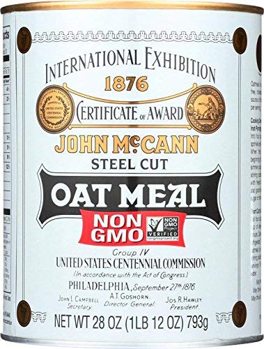 Mcanns Imported Steel Cut Irish Oatmeal, 28 Oz (Pack of 3) Packaging may vary