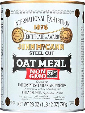 Mcanns Imported Steel Cut Irish Oatmeal, 28 Oz (Pack of 3) Packaging may vary