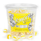 Stewart Old Fashioned Lemon Candy Puffs, Individually Wrapped, Fat-Free, 27 oz Tub, Multi Color, Model AUA10310