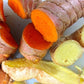 Fresh Wild Turmeric & Ginger Combo 1Lb Each By Nine Shani (5Lb)