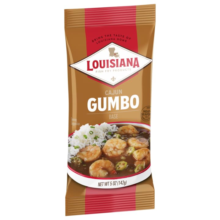 Louisiana Fish Fry Gumbo Base - Authentic Cajun Flavor - 5 oz. (Pack of 2)