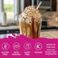 Salted Caramel Sugar Free Zero Calories Syrup Sauce For Coffee, Dessert, Ice Cream, Yogurt