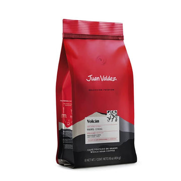 Juan Valdez Volcan Whole Bean Coffee, Dark Roast 16 Oz - Premium Colombian Coffee