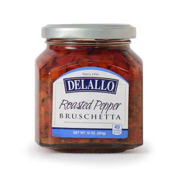 DeLallo Roasted Pepper Bruschetta, 10oz Jar