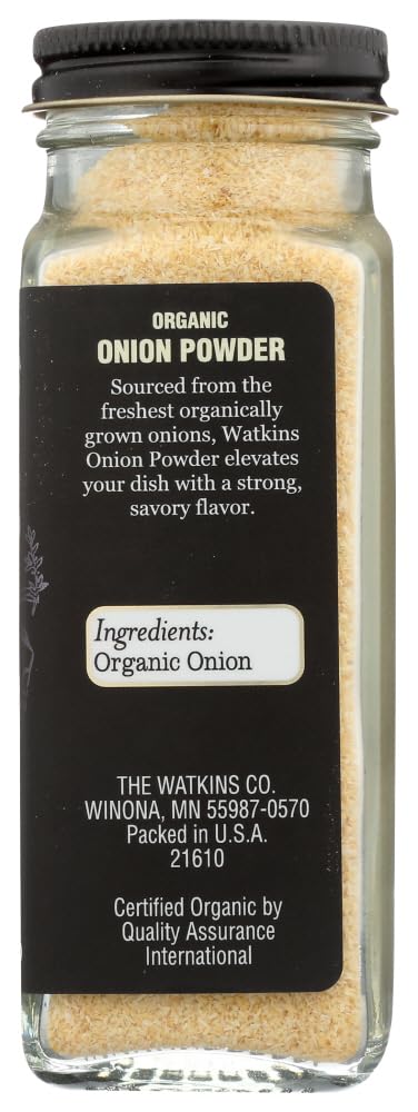 Watkins Ssnng Onion Powder Org, 2.8 Oz (Pack Of 3)