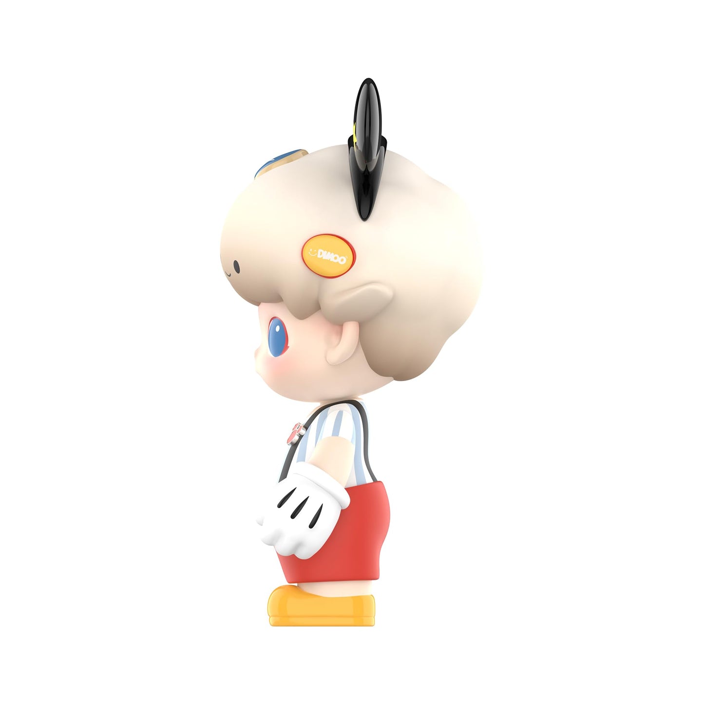 POP MART Figurine, MEGA JUST DIMOO 400% Mickey Mouse, 11.02in/28cm, Collectible Art Toy, Modern Home Décor