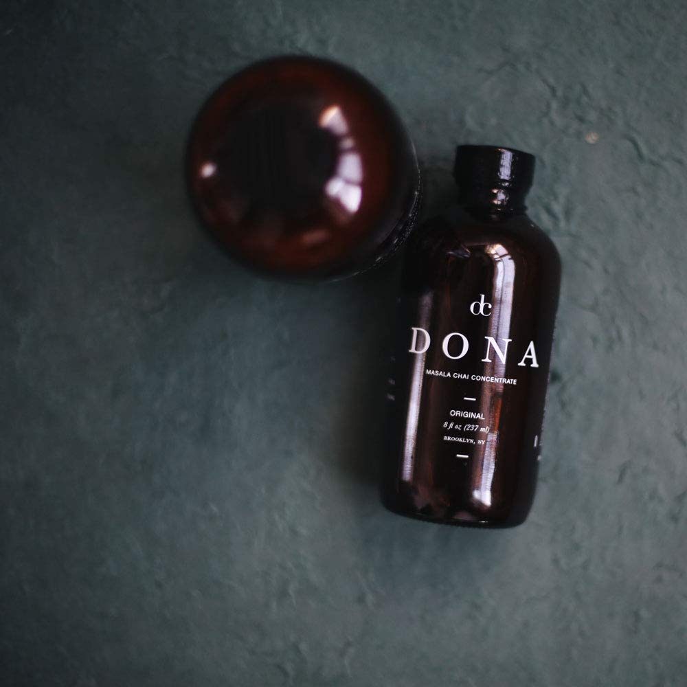 Dona Original Masala Chai Concentrate, Small-Batch, Single-Origin Spices, Hot Or Iced Chai, 32 Fl Ounce Bottles (Pack Of 2)