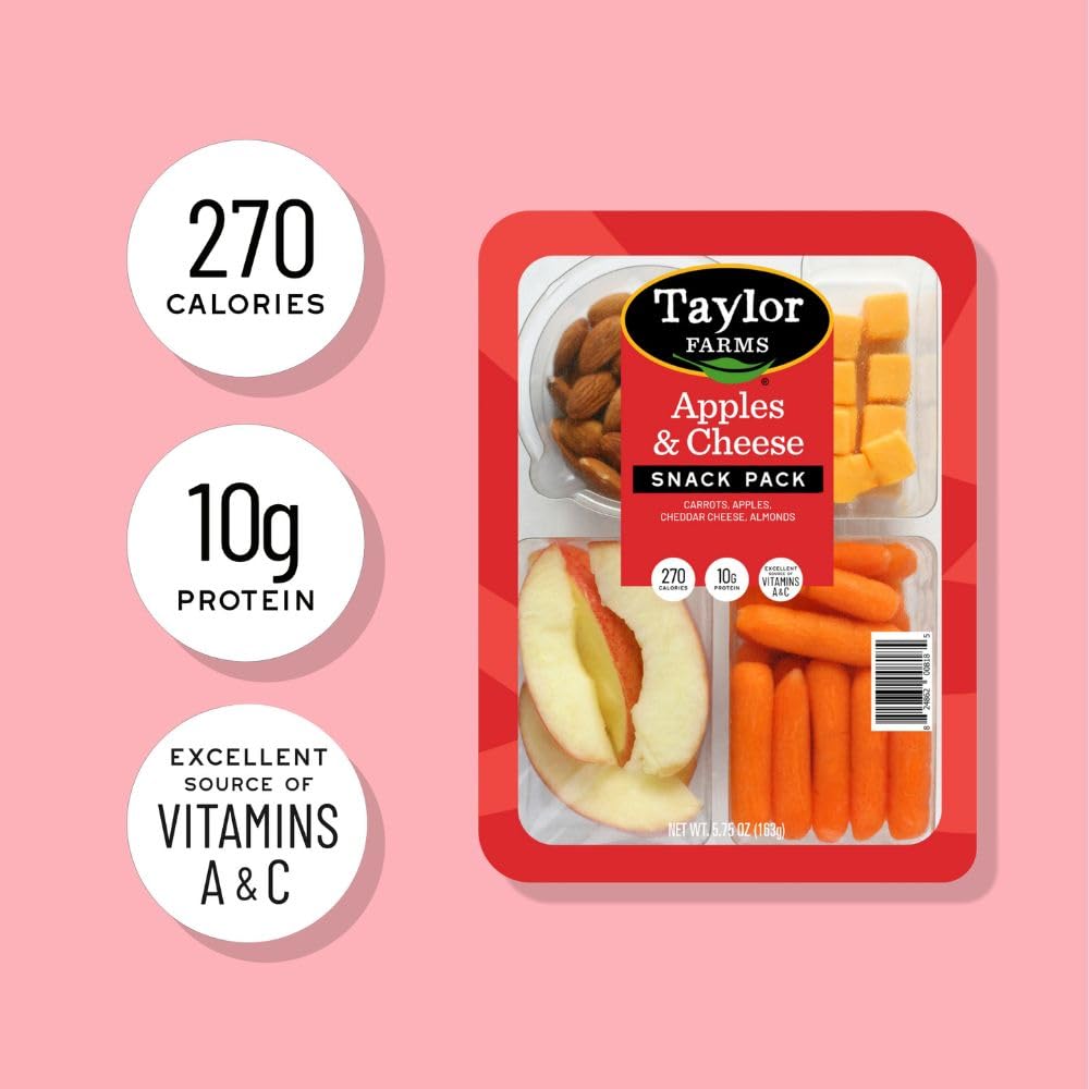 Taylor Farms Apples and Cheese Snack Pack, 5.75 Ounce