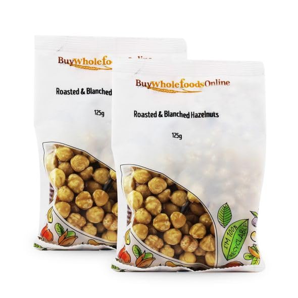 Buy Whole Foods Hazelnuts Whole, Roasted & Blanched (250g)