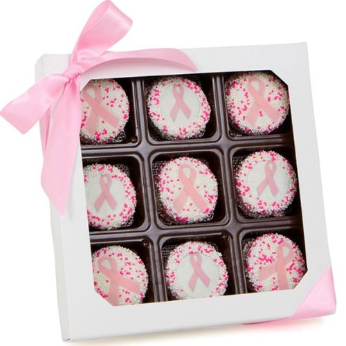 Lady Fortunes Pink Ribbon Oreos -Gift Box of 9