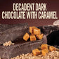Castle Kitchen Classic Caramel Dark Chocolate - Dairy-Free, Vegan Premium Hot Chocolate Mix - Just Add Water - 14 Oz (Pack Of 2)