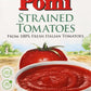 Pomi Tomatoes Strained Italian, 26 Ounce