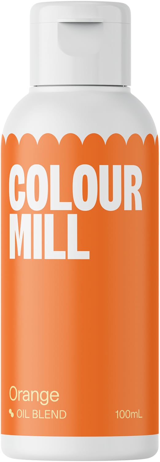 Colour Mill Oil-Based Food Coloring, 100ml, Orange, 3.38 Fl Oz