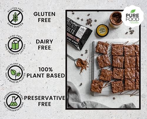 Pure Food Dairy Free Dark Chocolate Chunks, Vegan, Gluten-Free, 7oz (3 Pack)