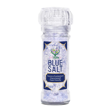 Eupherbia Blue Salt, Coarse, Rare Mineral Salt, High Potassium, Lower Sodium, Natural, Unprocessed, Hand Harvested, Kosher Certi