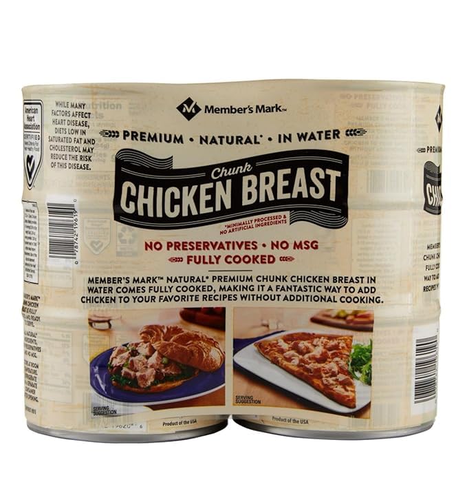 Member Mark Premium Chunk Chicken Breast in Water, 12.5 oz., 6 ct.