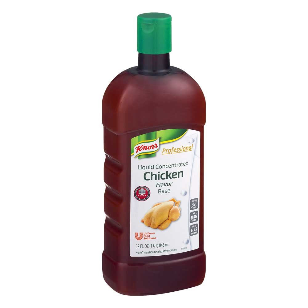 Knorr Chicken Professional Liquid Concentrated Base,32 Ounce - 4 Per Case.