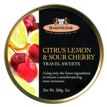 Simpkins Citrus Lemon & Sour Cherry 200G ( 6 Pack)