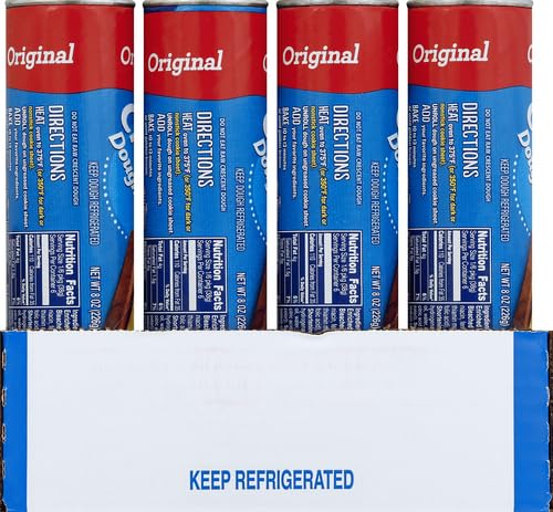 Pillsbury Crescent Dough Sheet, Original, Refrigerated Canned Pastry Dough, 1 Sheet, 8 oz