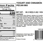 Yupik Yogurt and Cinnamon Pecan Trail Mix, 2.2 lbs, with Raisins, Cranberries, Goji Berries, Yogurt Chips, Cinnamon Pecans, Roas