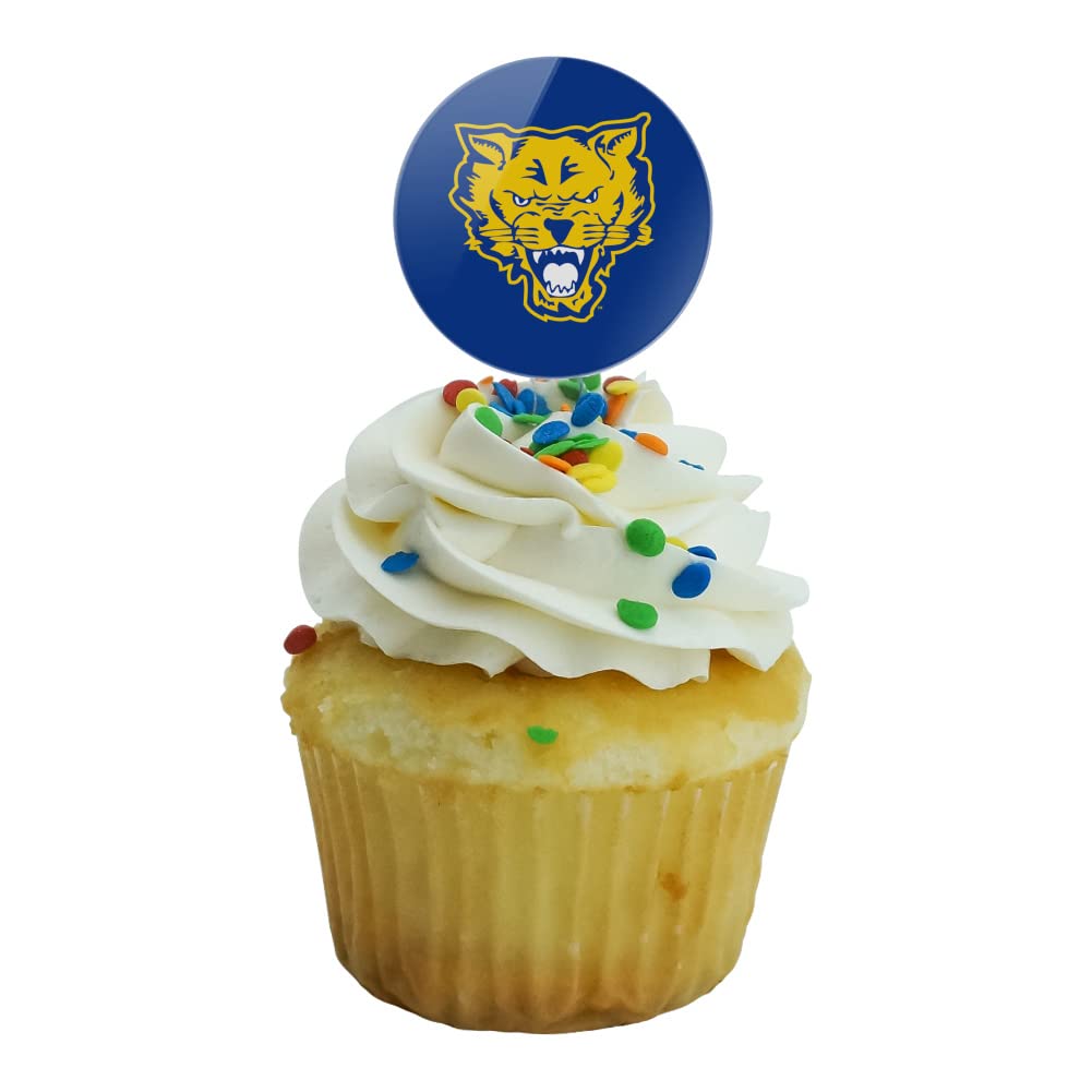 Fort Valley State University Primary Logo Cupcake Picks Toppers Decoration Set Of 6