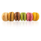 Maxims De Paris - Macaron Gift Box, Gift Box, 6 French Macarons Cookies, Strawberry, Vanilla, Coffee, Pistachio, Lemon, Chocololate.