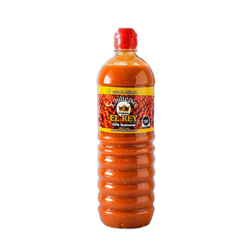 Salsa Especial Chiltepin El Rey 32 FL OZ / 1 LITER, Salsa Marisquera from Sinaloa, Seafood Mexican Hot Sauce (Chiltepin)