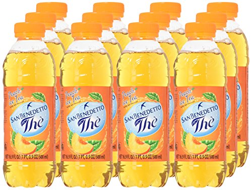 San Benedetto Iced Tea, Peach, 12 Count