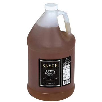 Savor Imports Sherry Cooking Wine, 128 Ounce, 4 per case, Ideal for Cooking and Marinades