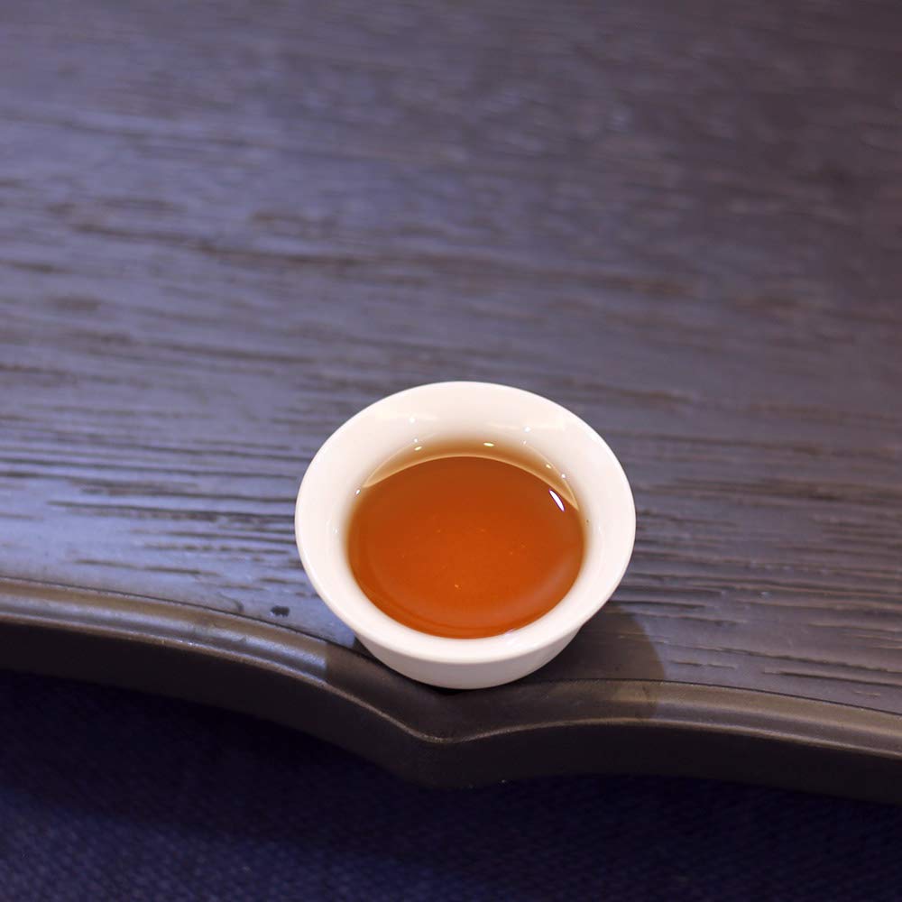 LWXLJMJZC Pu-erh Tea Cake - Ripe Mini Cakes in Bamboo Leaf Tube - 200g/7.1 oz - Easily Divided - 96 Cups