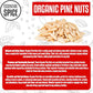 Essential Spice Organic Pine Nuts (Pignolias), 25 Lb