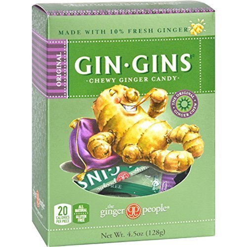 The Ginger People Ginger Chews, 4.5 Oz, Chewy Candy, Original Flavor