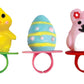 Easter Candy 3D Ring Pops - 18 Individually Wrapped Suckers Bulk Variety Pack - Candy For Easter Baskets - Egg Hunts