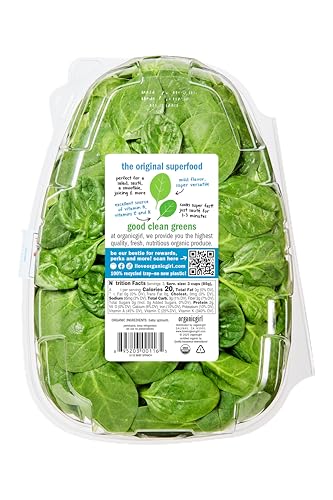 Organicgirl Baby Spinach Greens, 10 Oz