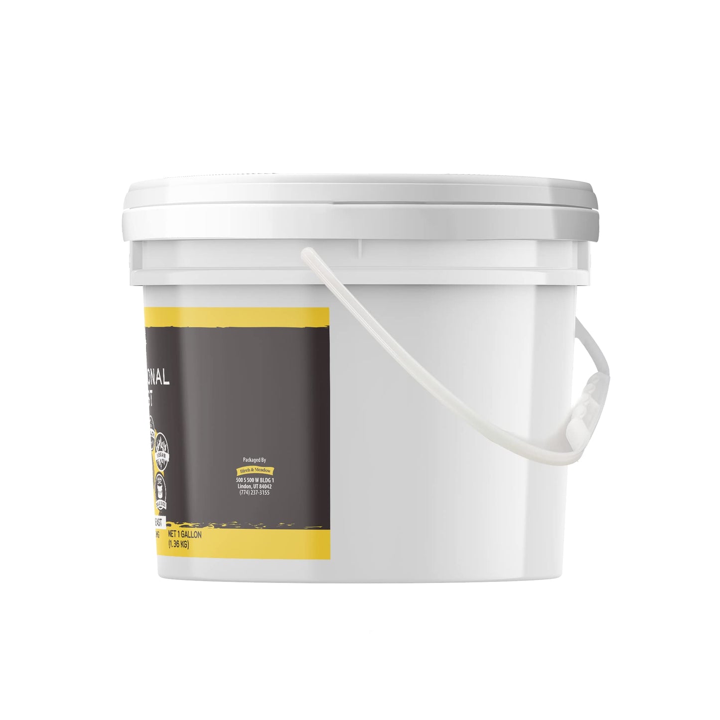 Birch & Meadow 1 Gallon Of Nutritional Yeast Flakes, Popcorn, Yummy Nooch