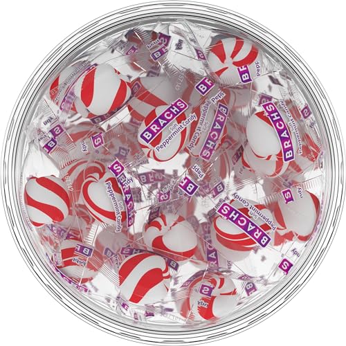 Brach'S Bob'S Soft Peppermint Tub, Individually Wrapped Holiday Candy, 110 Count